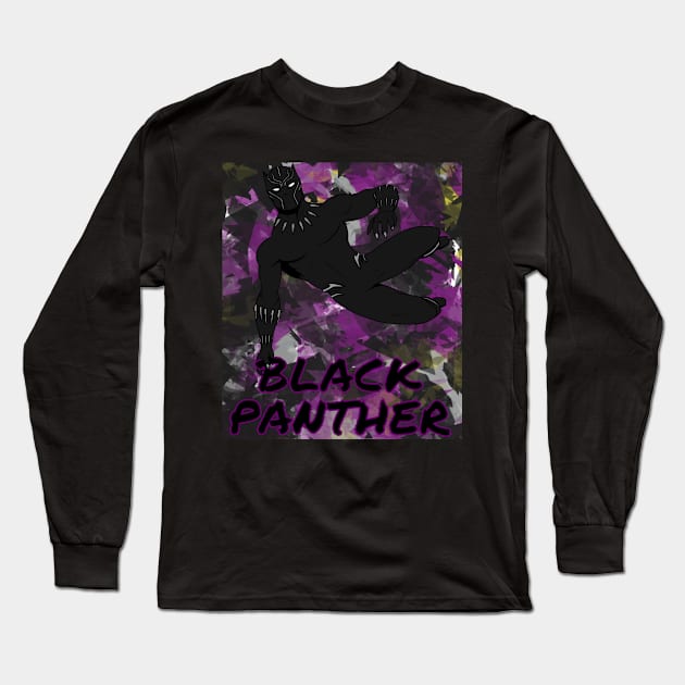 Black Panther Long Sleeve T-Shirt by Notorious Steampunk